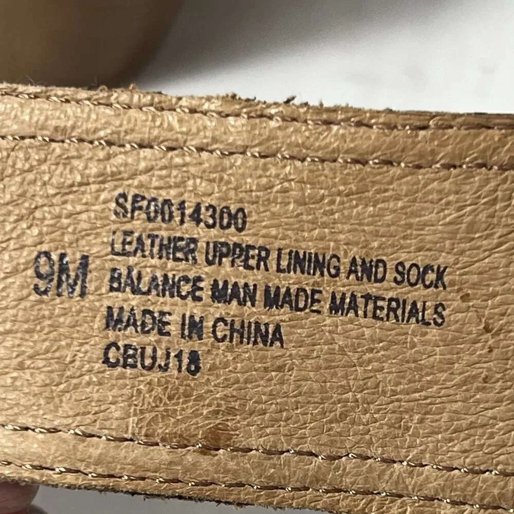 Sofft tan leather